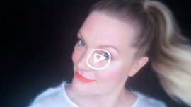 Sommer Make up Look – matt orangeroter Lippenstift