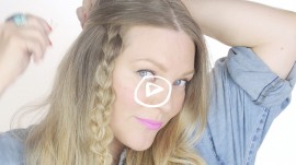 Wie Du in 5 Minuten eine coole Sommerfestival Flechtfrisur stylst – auch wenn Du das noch nie gemacht hast.