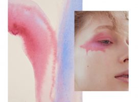 Frühlings Aquarell & Glitzer Make up für das Nasty Magazine